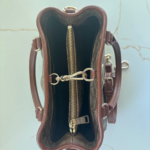 Coach 2way Handbag / Shoulder bag in Signature Canvas - F34605 - Picture 2 of 6